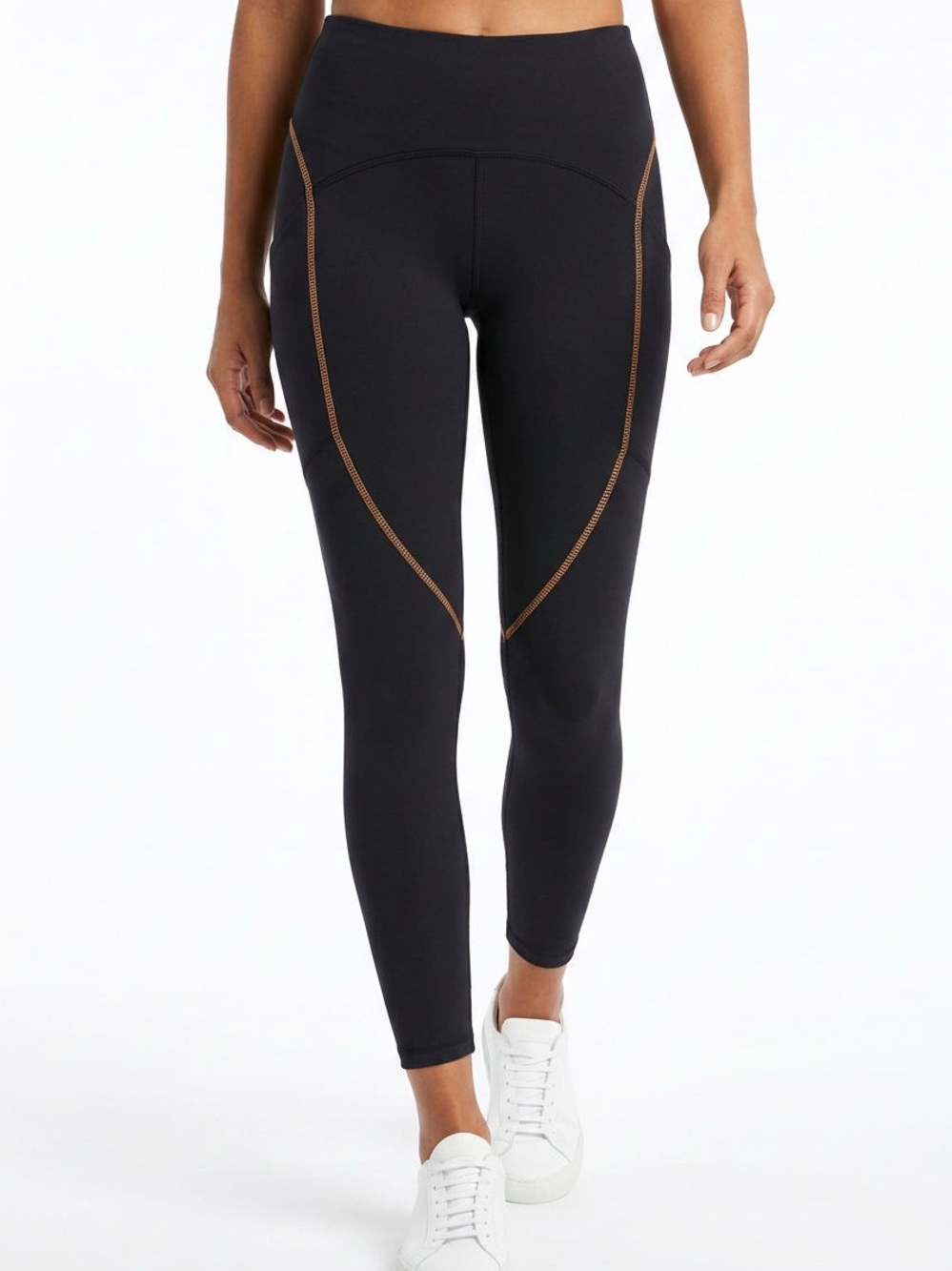 LULULEMON X BARRY’S | Power Thru Tights Black Contrast Stitching Women’s Size 8
